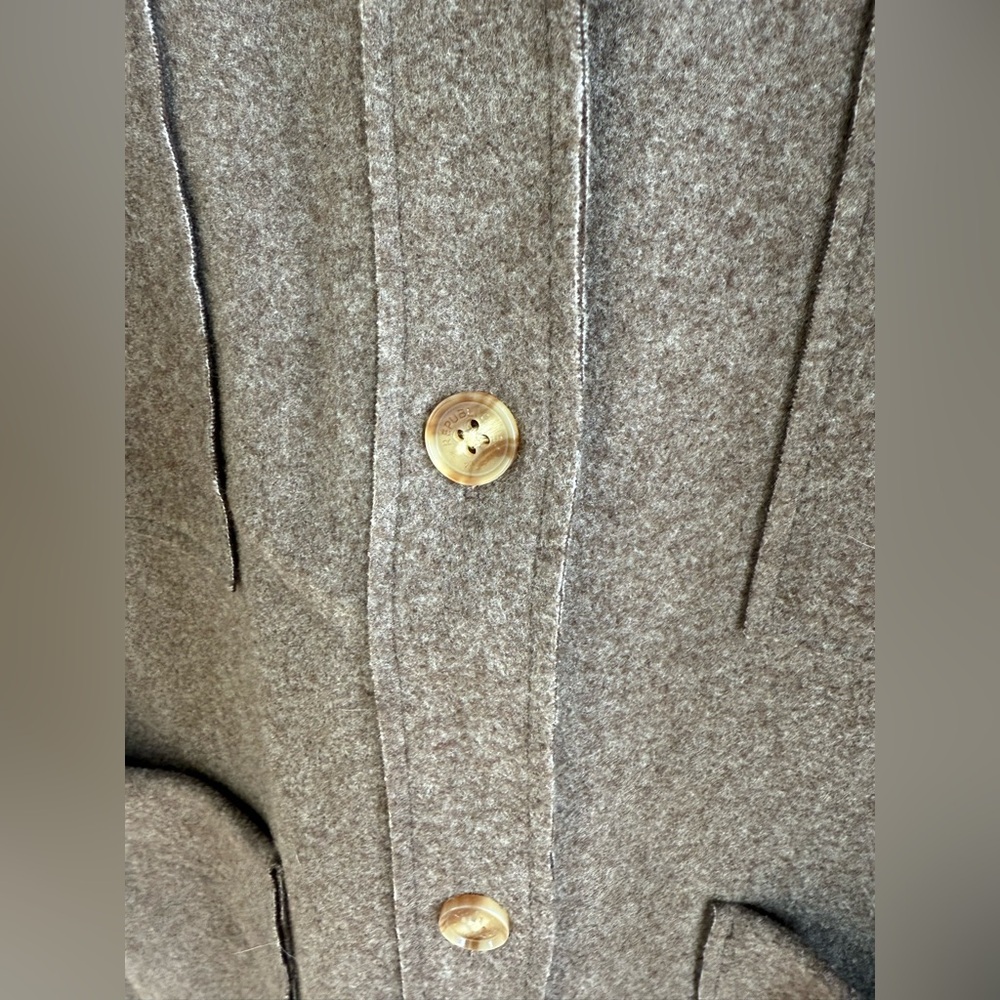 Banana Republic 4 Pocket Brown Shacket Jacket size large - Picture 4 of 12